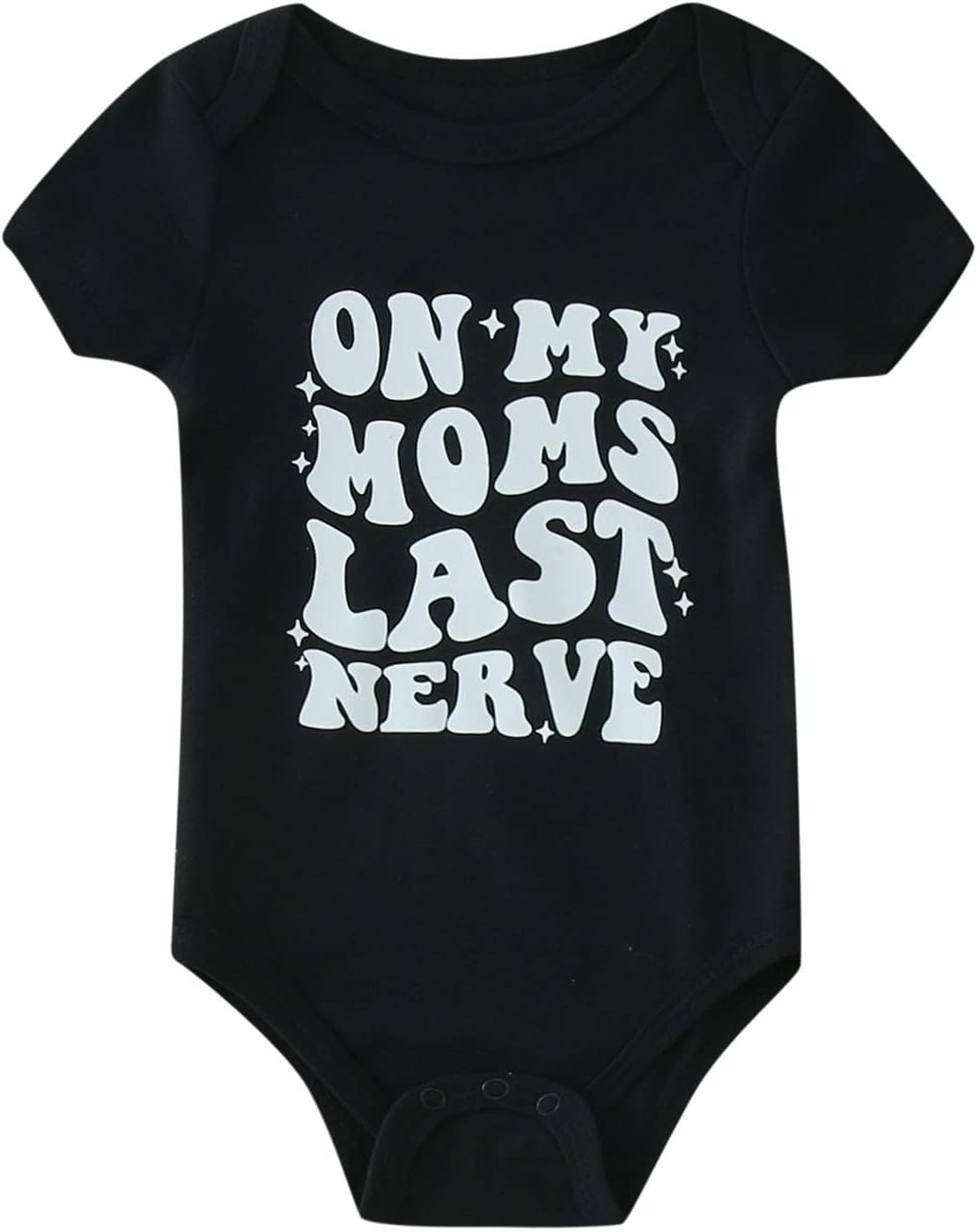 Baby Girl Summer Clothes Short Sleeve Bodysuit Letter Printed Romper