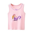 thumbnail image 1 of Baby Girl Summer Clothes Toddler Kids Girls Summer Cotton Thin Undershirt Cartoon Prints Vest Sleeveless T Shirt Toddler T Shirts 3 Years-4 Years, 1 of 3