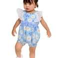 thumbnail image 1 of Baby Girl Summer Romper Daisy Print with Ruffles 18-24 Months, 1 of 7