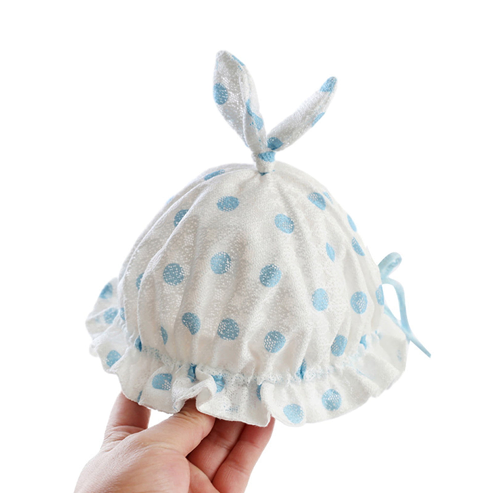 Baby Girl Sun Hat Infant Dot Print Bucket Hat for Girls 012 Months