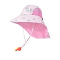 thumbnail image 1 of Baby Girl Sun Hat Kids Boysand Girls Adjustable Sun Hat with Neck Flap Outdoor Beach Playground Lightweight Breathable Bucket Hat Sun Hat for Baby Pink 2 Years-10 Years, 1 of 6