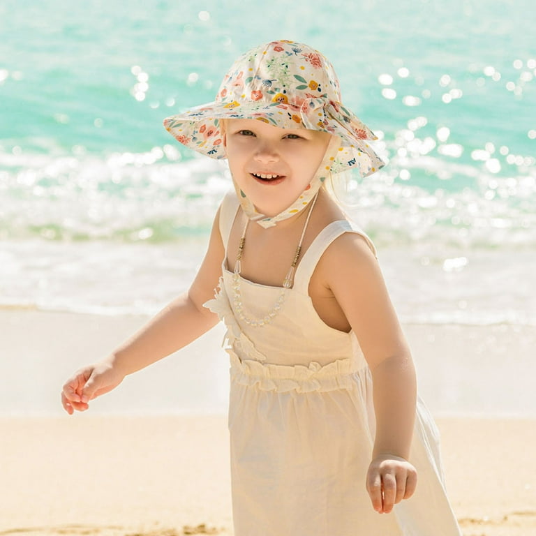 Little girl beach hats cheap