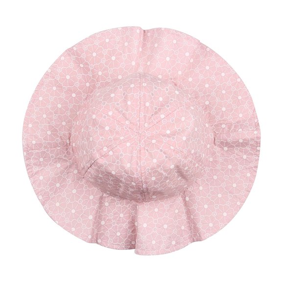 Baby Girl Sun Hat Summer Beach Hats with UPF 50  Toddler Infant with Wide Brim Strap Outdoor Bucket Hat