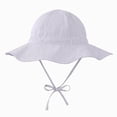 thumbnail image 1 of Baby Girl Sun Hat Summer Foldable Beach Hats Sun Wide Brim Toddler Bucket Hat Cap,2-4 Years,Purple Hat, 1 of 4