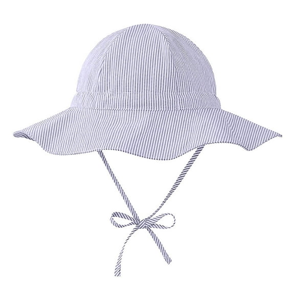 Baby Girl Sun Hat Summer Foldable Beach Hats Sun Wide Brim Toddler Bucket Hat Cap Kids Cotton Bucket Hat Sun Beach Cap for Boys Girls