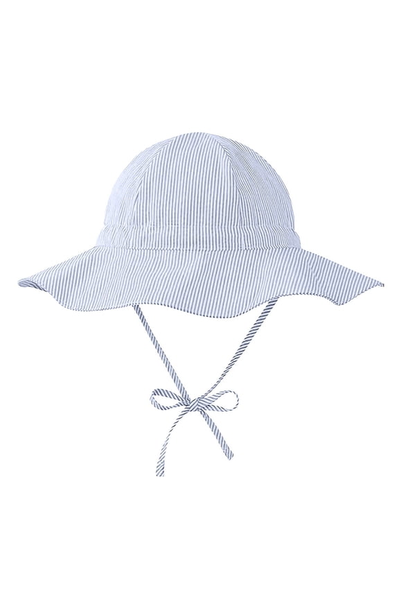 Baby Girl Sun Hat Summer Foldable Beach Hats Sun Wide Brim Toddler Bucket Hat Cap Kids Cotton Bucket Hat Sun Beach Cap for Boys Girls