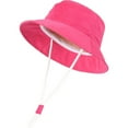 thumbnail image 1 of Baby Girl Sun Hat UPF 50+ Adjustable Wide Brim Toddler Beach Hat Summer Outdoor Bucket Hat For Kids, 1 of 2