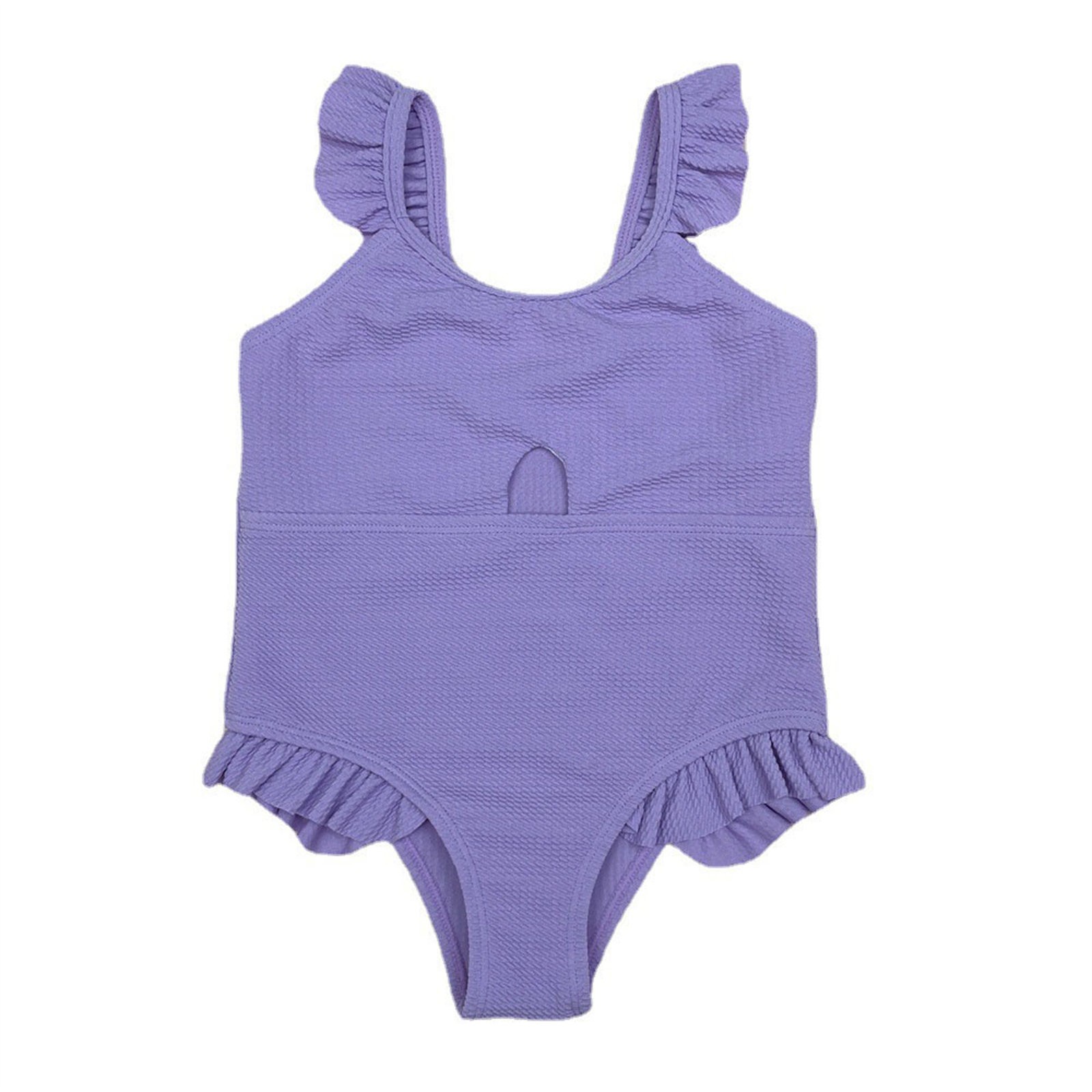 Baby Girl Swimsuit Cute Bathing Suit With Ruffles Swimwear ( 3 To 6