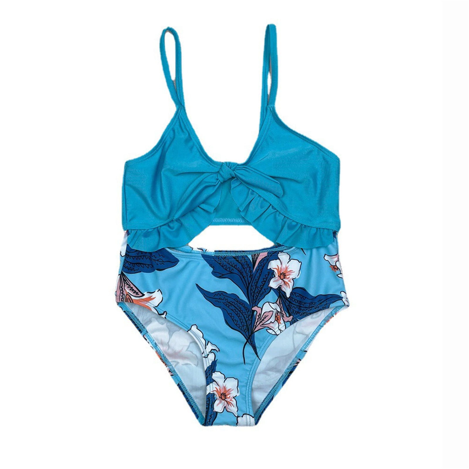 Baby Girl Swimsuit Cute Bathing Suit With Ruffles Swimwear Long Sleeve Swimsuit Toddler Girl