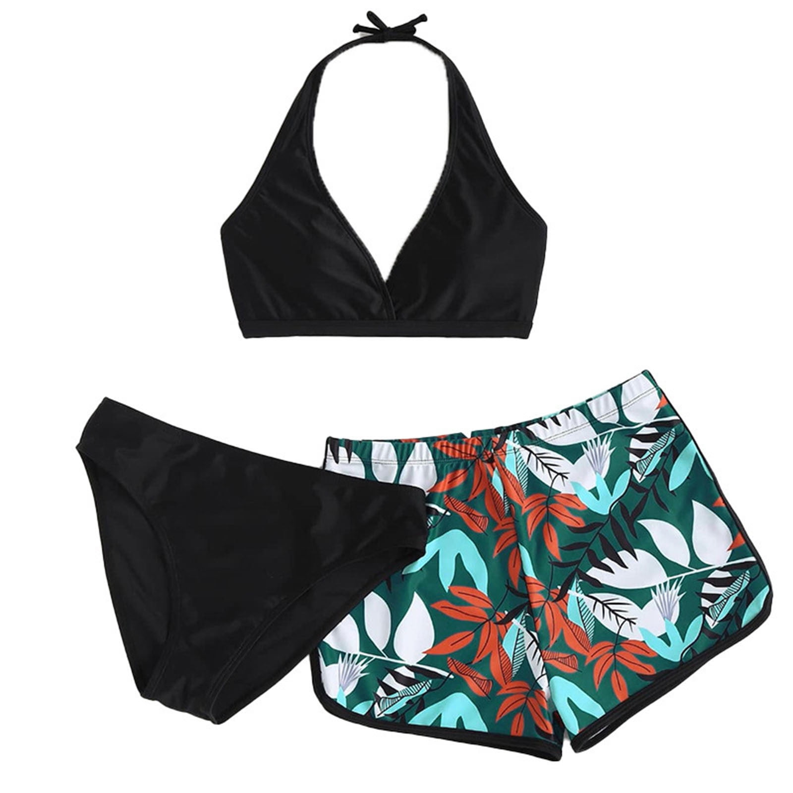 Baby Girl Swimsuit Summer Print Shorts Beach Swimming Tropical