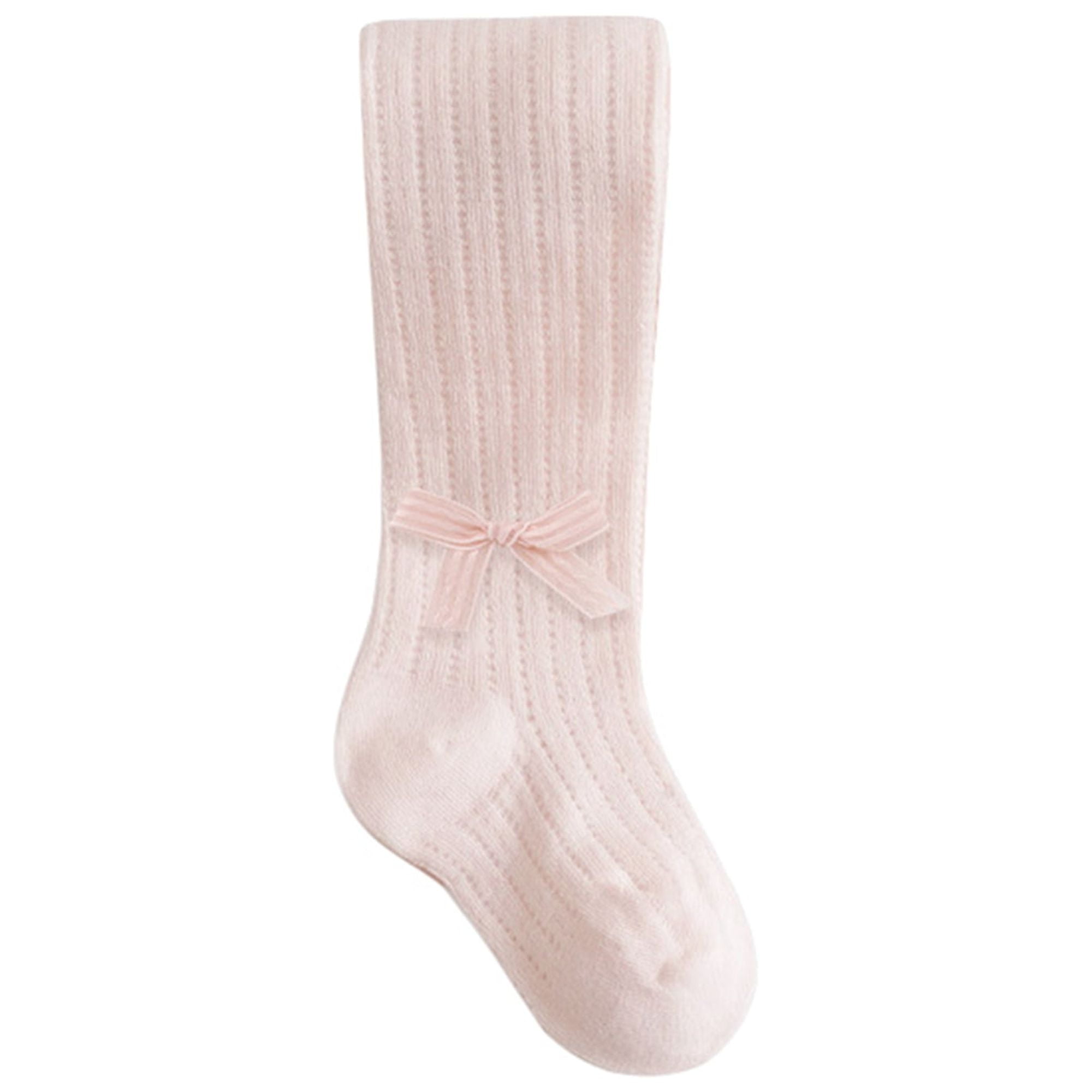 Baby Girl Tights Bow Pantyhose Thin Mesh Stockings Footed Leggings