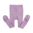 thumbnail image 1 of Baby Girl Tights Cable Knit Leggings Stockings Cotton Pantyhose for Newborn Infant Toddler, 1 of 7