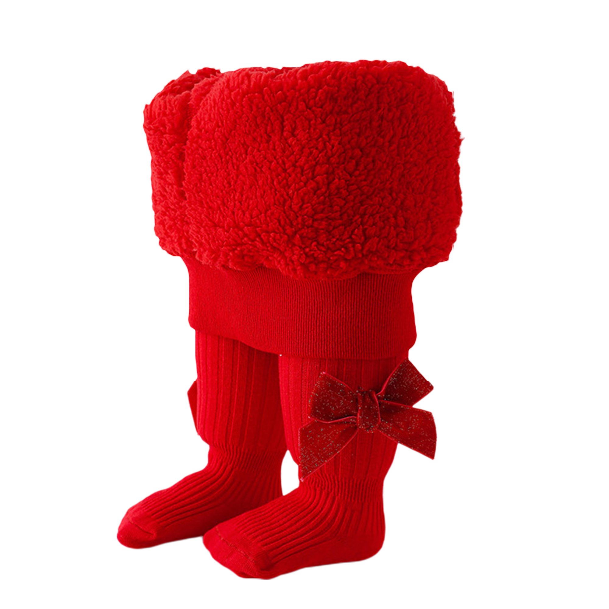 New Baby Girl Tights For Winter Style ROD In Red Color On Sale main image 1