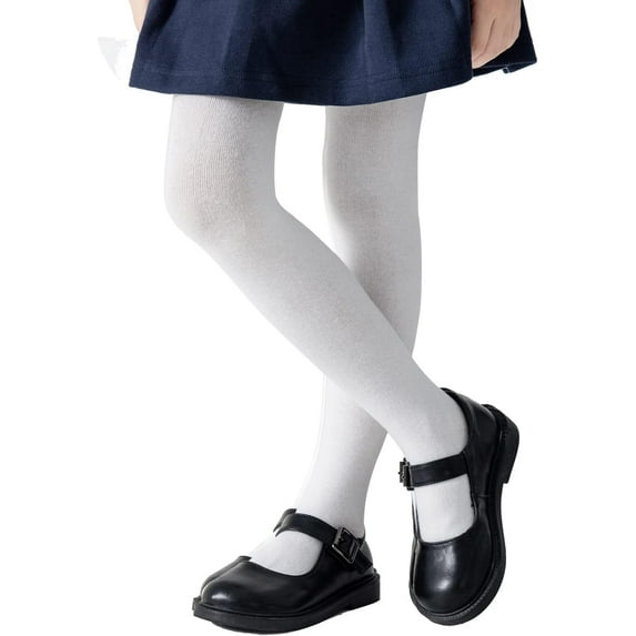 Baby Girl Tights Thick Cable Knit Leggings Seamless Cotton Toddler Girls Stockings School Tights for 2T-12 Years