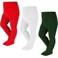 thumbnail image 1 of Baby Girl Tights Thick Cable Knit Leggings Stockings Cotton Pantyhose for Newborn Infant Toddler 3/4/5/6 Pack, 1 of 1