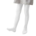thumbnail image 1 of Baby Girl Tights Thick Knit Thermal Leggings Seamless Cotton Toddler Kids Stockings School Footed Tights White 3-4 Years, 1 of 4
