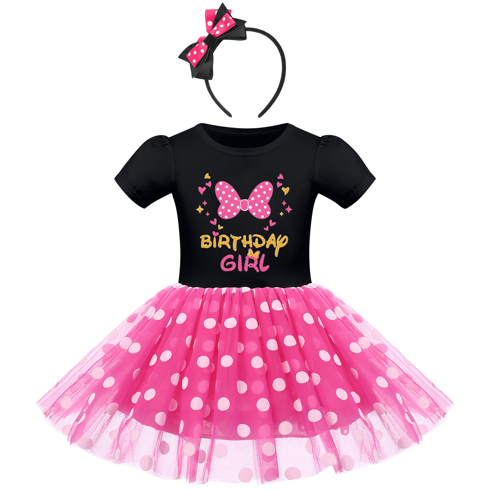 Baby Girl Toddler Kids Birthday Party Dress Halloween Mouse Costume Baby Girl Toddler Kids Birthday Party Dress Halloween Mouse Costume
