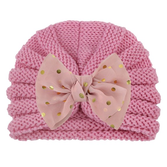 Baby Girl Toddlers Breathable Cotton Hat Knotted Hat Cute Donut Soft Turban Bow Knot Cap for Boys Girls Breathable-Sun-Protection-Fishing-Hat Kids Beach-Bucket-Hat