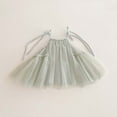 thumbnail image 1 of Baby Girl Tulle Dress A-Line Green Dress Girls Sleeveless Fairy Butterfly Tulle Dress Pageant Dresses for Girls Easter Dresses for Toddler Girls 3T, 1 of 5