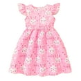 thumbnail image 1 of Baby Girl Tulle Dress Summer Sleeveless Lace Tulle Dress Smocked Summer Flower Girl Dresses Girl Valentine's Day Outfit For Toddler Girls Size 5-6, 1 of 7