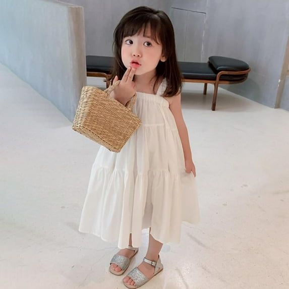 Baby Girl Tutu Dress Summer Sleeveless Backless Princess Birthday Party Dresses