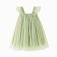 thumbnail image 1 of Baby Girl Tutu Ruffle Sleeveless Dresses Toddler Princess Soft Layered Birthday Clothes, 1 of 4