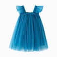 thumbnail image 1 of Baby Girl Tutu Ruffle Sleeveless Dresses Toddler Princess Soft Layered Birthday Clothes, 1 of 5