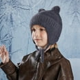 thumbnail image 1 of Kids Winter Hat Knit Caps Warm Hats for Kids Hats for Baby Girls Baby Girl Essentials, 1 of 3
