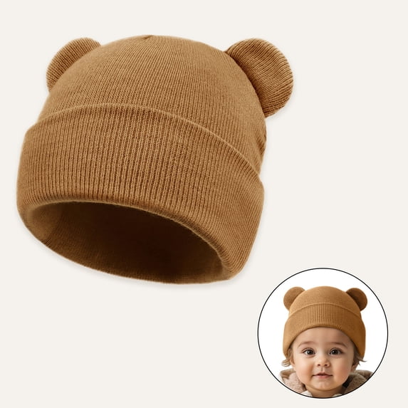 Baby Girl Winter Hat Soft Knitted Skull Cap Warm Toddler Hat Hats Baby Beanies