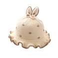 thumbnail image 1 of Baby Girl Winter Hat With Bow Knitted Ear Cap For Soft Warm Windproof For Cold Weather, 1 of 3