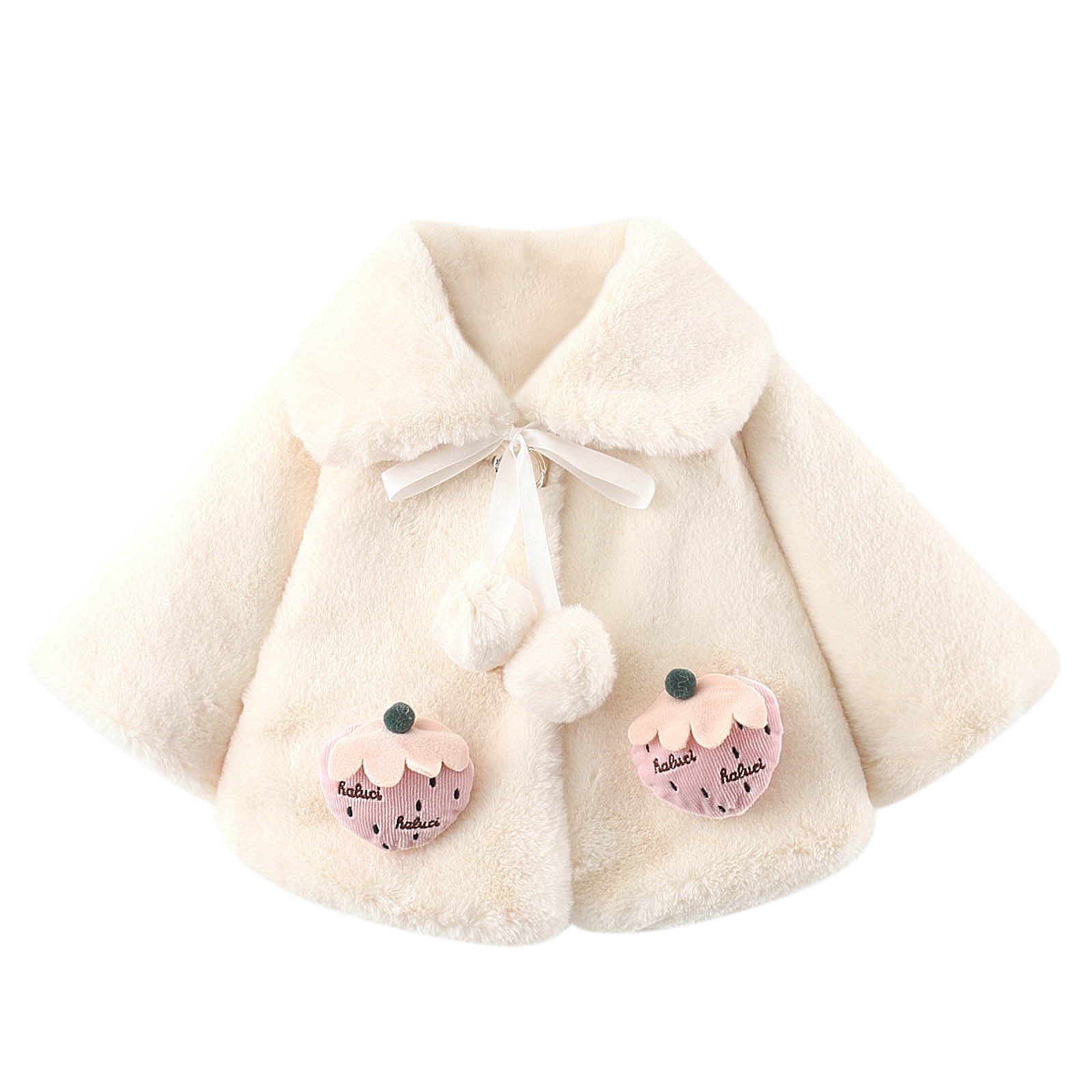 Baby Girl Winter Outfits Solid Color Cute Warm Winter Toddler Hooded