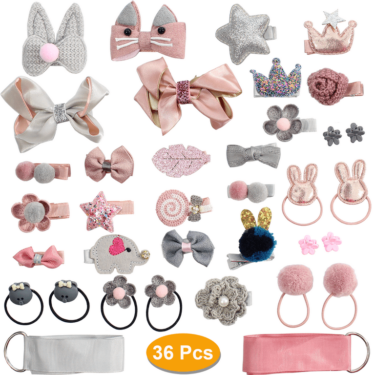  FOMIYES 16 Pcs Hairpin Bow Hair Clips for Girls 8-12 Kawaii  Hair Clips for Women Bows Bowknot Hair Girl Hair Clips Hair Accessories for  Girls 4-6 Resin Child Flowers Milk