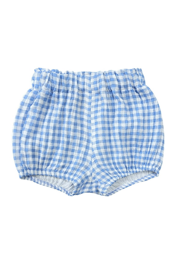 Baby Girl's Shorts Cute Cartoon Print Loose Unisex Bloomers Elastic Waist Pull-On Knickers