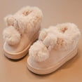thumbnail image 1 of Baby Girl's Snow Boots Winter Children's Thick Boots With Rabbit Ears Warm Shoes, 1 of 8