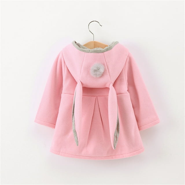 Baby Girl's Toddler Kids Fall Winter Thick Warm Coat Jacket Outwear ...