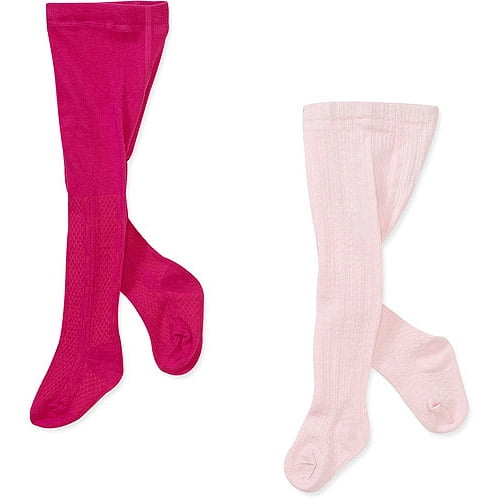 Baby Girls' 2pack Solid Knit Tights