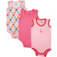 thumbnail image 1 of Baby Girls' 3-Pack Sleeveless Bodysuit, Choose Your Size, 1 of 1