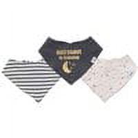 Baby Girls' 3-Piece Bandana Bib Set