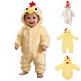thumbnail image 1 of Baby Girls Animal Outfit Long Sleeve Zipper Hooded Romper Toddler Chicken Kids Christmas Outfits Fall Clothes Size 0-24 Months, 1 of 8