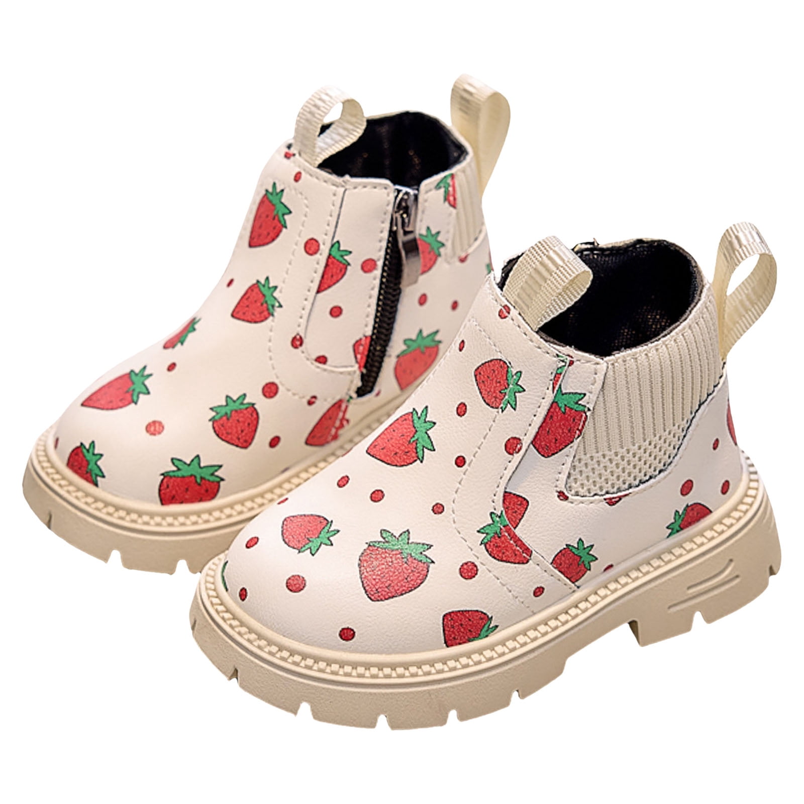 Baby Girls Ankle Boots Cute First Walking Booties Toddler Winter Snow Outdoor Shoes for Little Big Kids