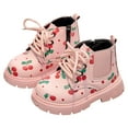 thumbnail image 1 of Baby Girls Ankle Boots Cute First Walking Booties Toddler Winter Snow Outdoor Shoes for Little Big Kids, 1 of 9