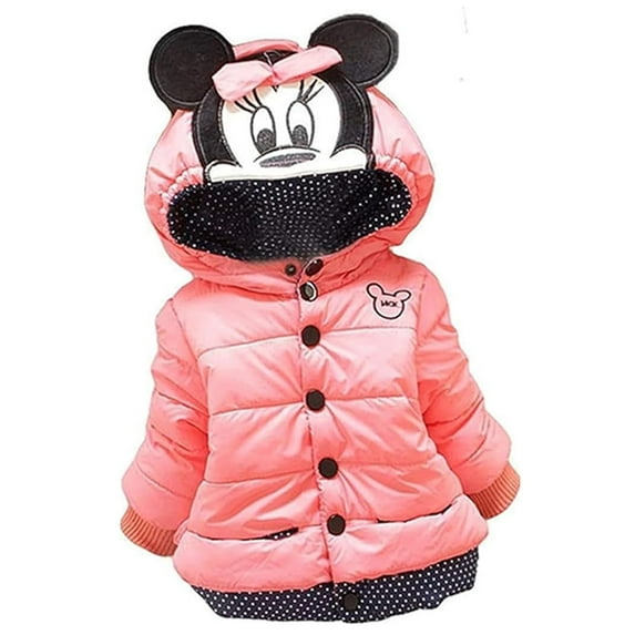 Baby Girls Autumn Winter Warm Cartoon Little Kids Toddler Jacket Coat