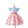 thumbnail image 1 of Baby Girls Bo Peep Dress Birthday Polka Dot Fancy Dress Outfits for 6M-2Year, 1 of 6