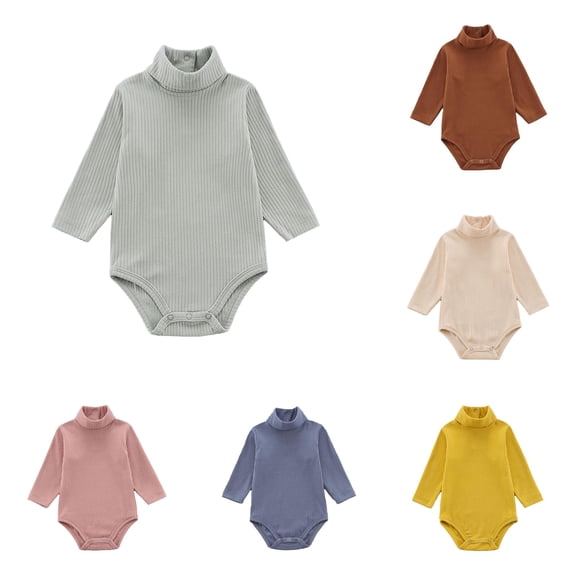 Baby Girls Bodysuits Long Sleeve Romper Winter Outfits Soft Cute Toddler Clothes for Daily Wear Baby 9 Months Clothes Girl Baby Bodysuit Two Piece Baby Girl Summer Clothes 6 Month Girl Clothes Girls
