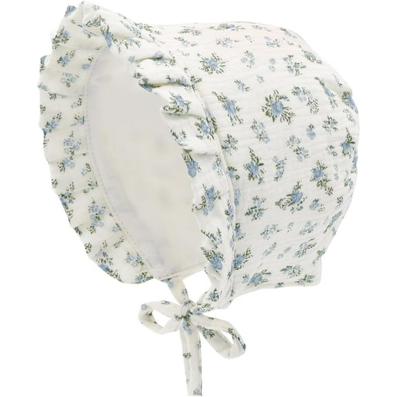Baby Girls Bonnet Ultra Soft Double Layer Bonnet Cap Adjustable Hats 3-24 Months