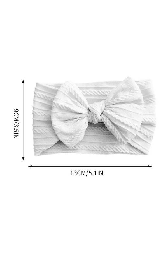 Baby Girls Bows Headbands Nylon Hairbands Ribbon Bow Elastic Hair Accessories for Newborns Infants Toddlers and Kids