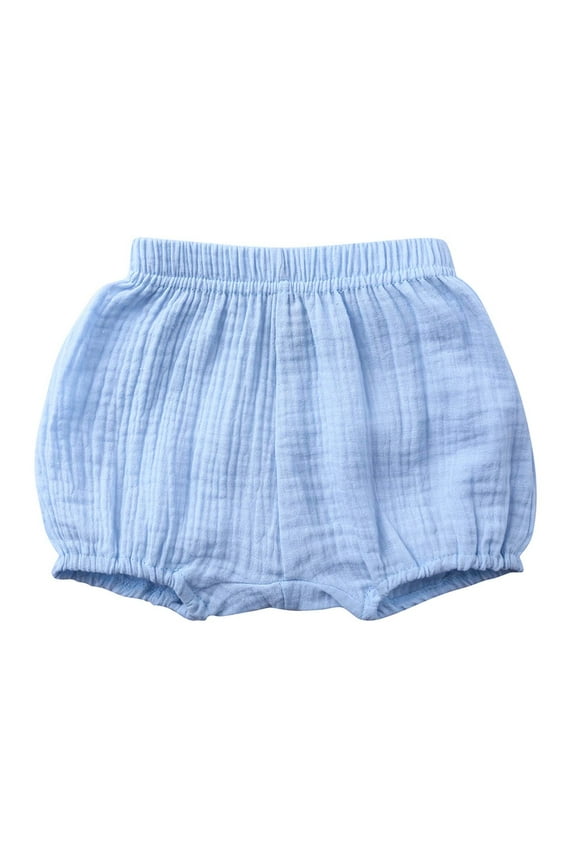 Baby Girls Boys Bloomers Newborn Toddler Kids Unisex Cotton Shorts Solid Color Cute Triangle Pants Loose Harem Shorts