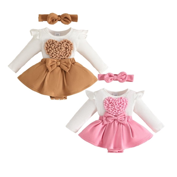 Baby Girls Boys Bodysuit Romper Pajamas Jumpsuit Comfortable Long Sleeves Bodysuits Preemie Clothes Boys 2PCS