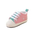 thumbnail image 1 of Baby Girls Boys Canvas Sneakers Soft Sole Infant First Walkers Crib Shoes, 1 of 4