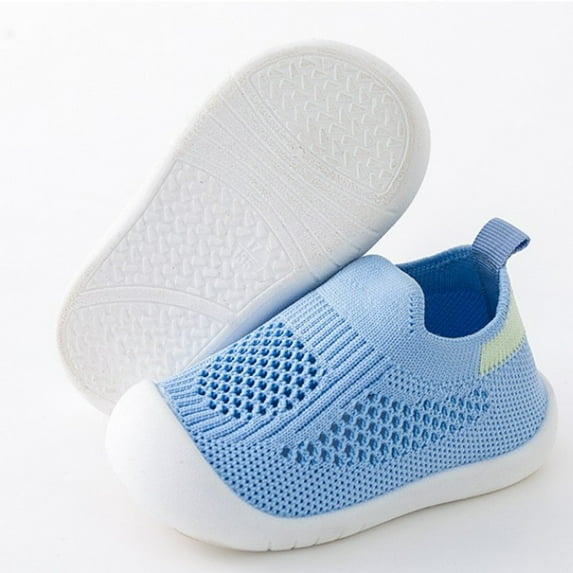 Baby Girls Boys Casual Shoes Soft Sole Non-Slip Knit Walking Shoes